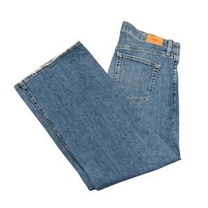 Edwin Marli Ankle Paloma‎ Jeans Blue Size 32 Wide Leg Minimalist Casual Denim